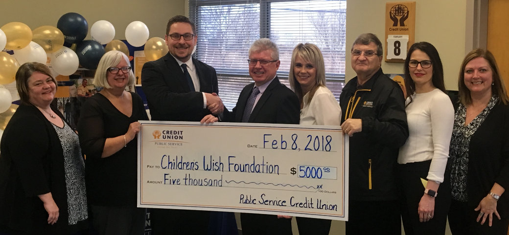 Children’s Wish Foundation $5,000 (2018)